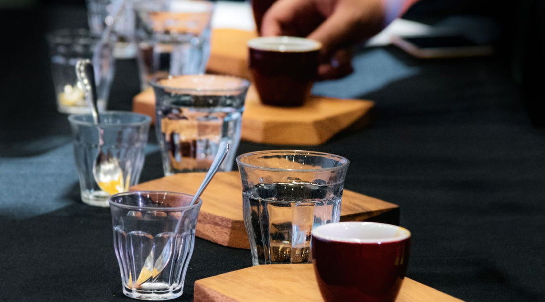 Coffee Tasting with coffee beans from Perth Coffee Roasters