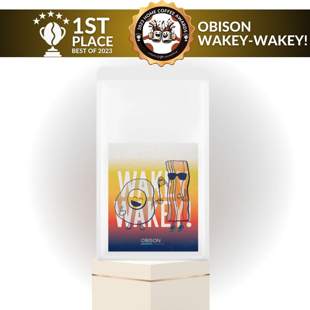 Obison Wakey-Wakey coffee wins 1st Place in the Best of 2023 Home Coffee Awards of Perth Coffee Exchange