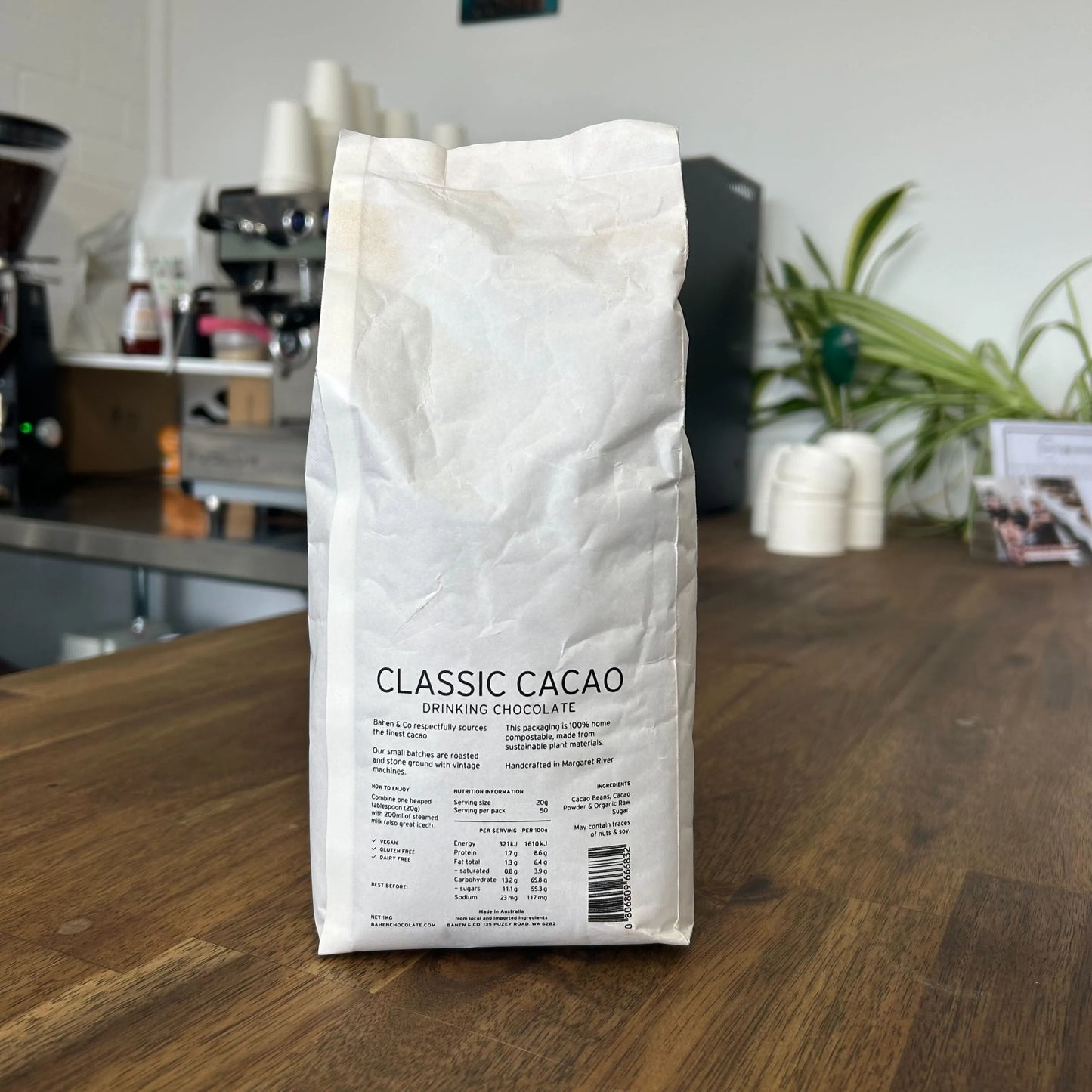 Bahen & Co - Drinking Chocolate Classic (1 KG) | Perth Coffee Exchange