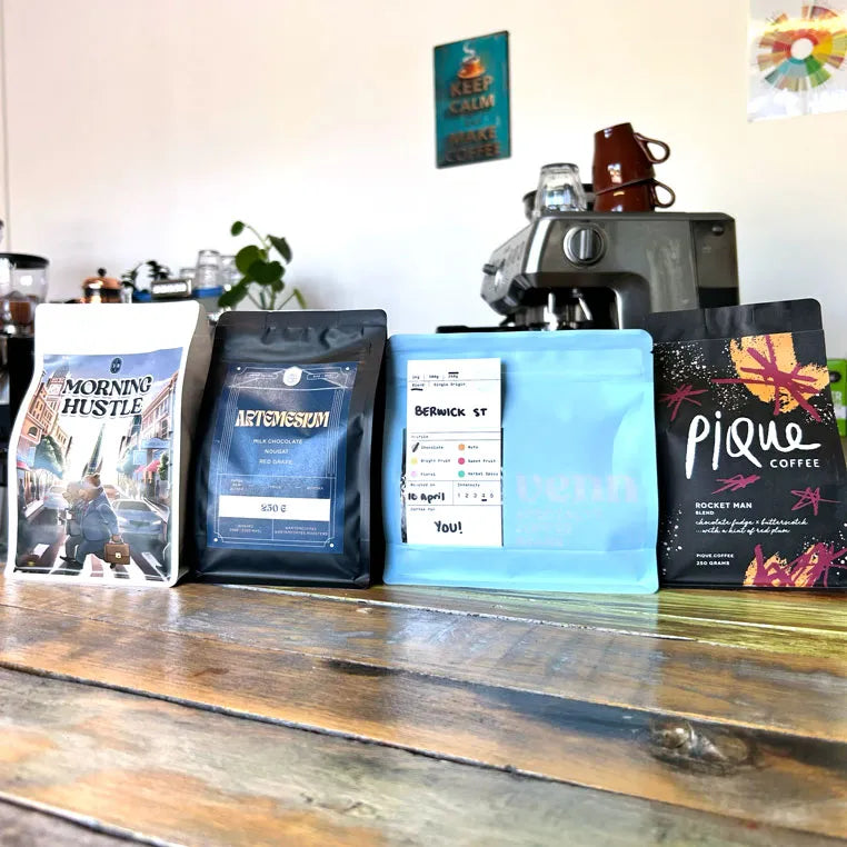 Flat White Tasting Box — 4 WA Coffees Built for Milk