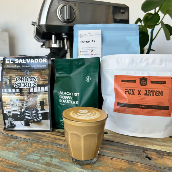 Long Mac Coffee Tasting Box Latte Art | Perth Coffee exchange