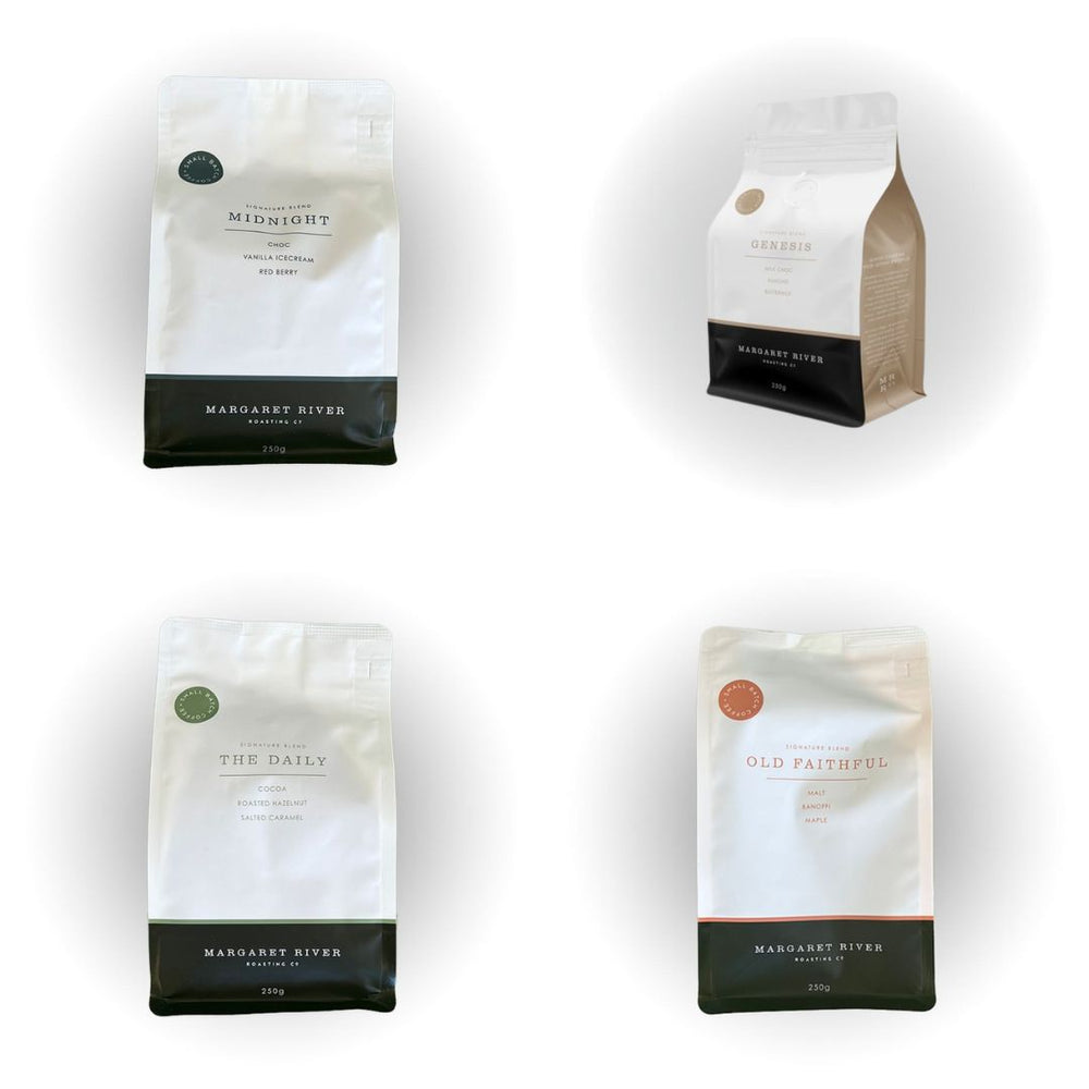 
                  
                    4 Margaret River Roasting Co Coffee Blends | Perth Coffee Exchange
                  
                