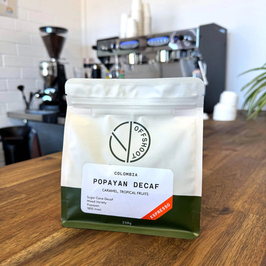 Offshoot Coffee Roasters - Popyan Decaf | Perth Coffee Exchange