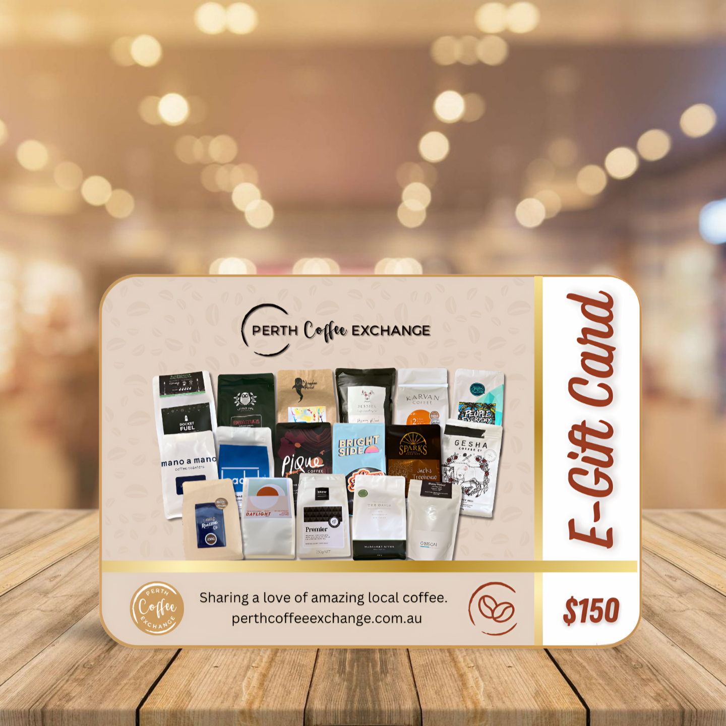 
                  
                    $150 E-Gift Card | Perth Coffee Exchange
                  
                