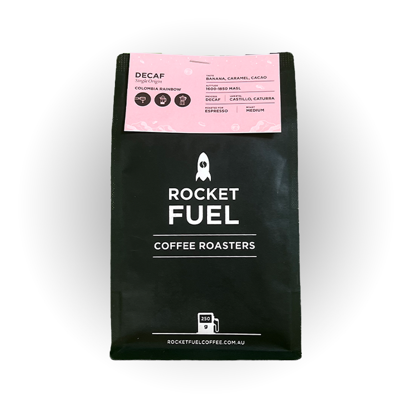 Rocketfuel Coffee Roasters - Decaf Single Origin Blend | Perth Coffee Exchange