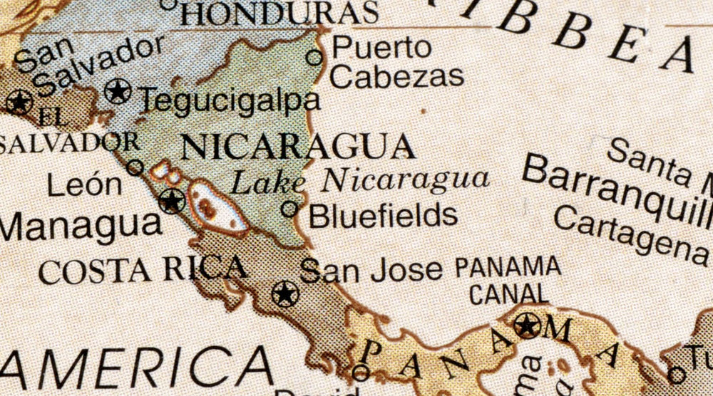 Central-American-Map-Showing-Coffee-Bean-Producing-Nations-such-as-Honduras-Costa-Rica