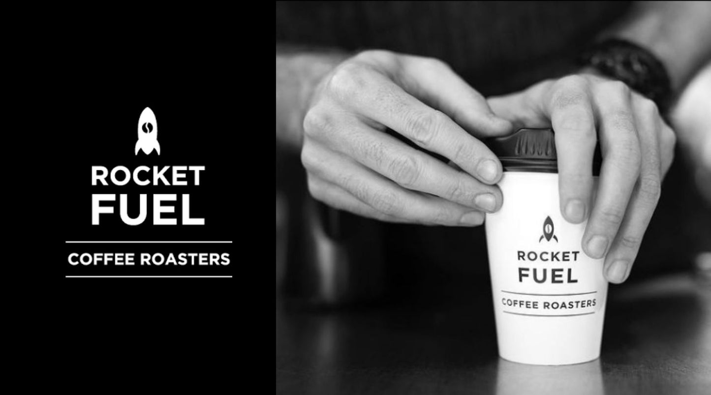 Coffee-Roaster-in-Perth-Rocketfuel-Coffee-Roasters-logo-with-a-coffee-cup