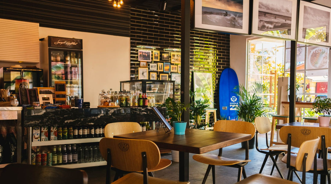 Empty Cafe that used to make fresh coffee with locally roasted coffee beans.jpg