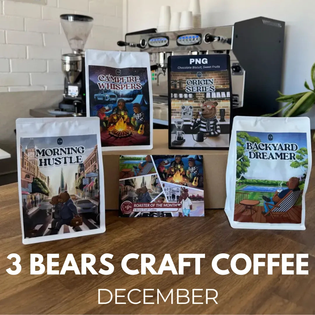 3 Bears Craft Coffee December Roaster of the Month | Perth Coffee Exchange