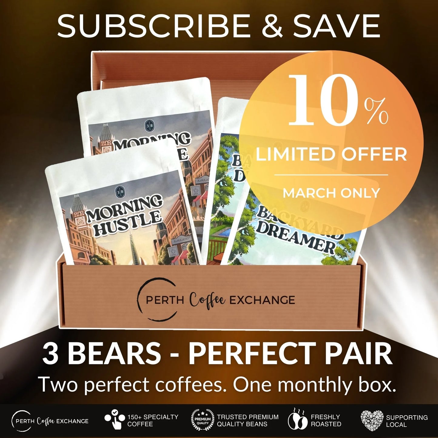 3 Bears: Perfect Pair | Perth Coffee Exchange