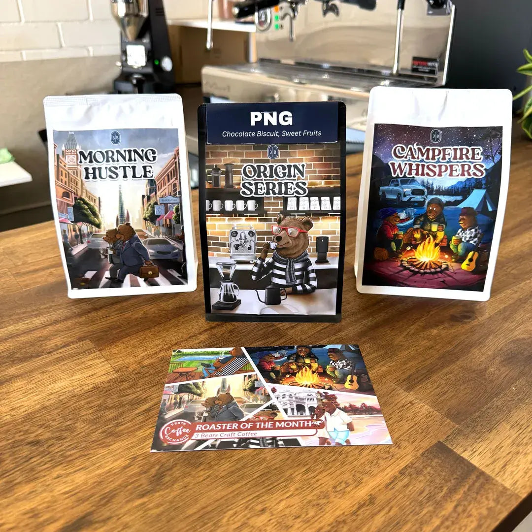 3 bears Craft Roaster of the Month  Subscription  Perth Coffee Exchange