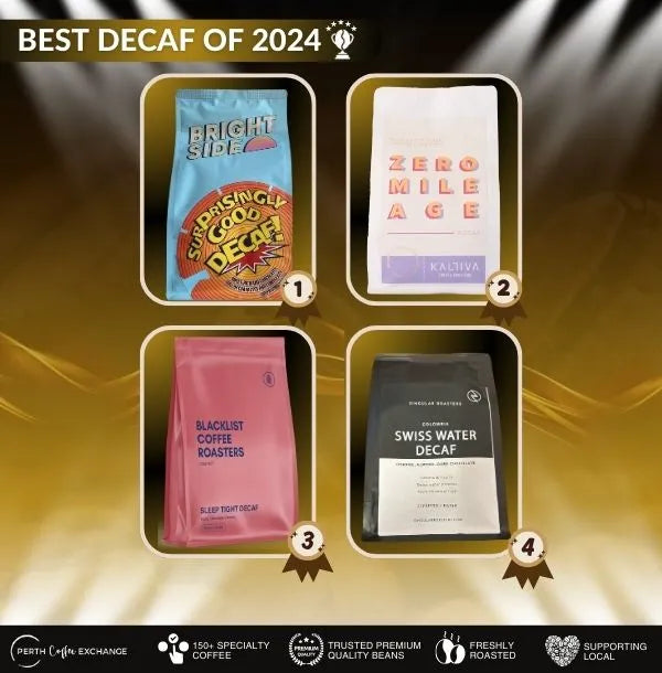 
                  
                    Best of 2024 Decaf Tasting Box - Perth Coffee Exchange
                  
                