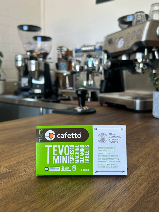 Cafetto TEVO Cleaning Tabs (8 Pack) - Espresso Machine Cleaner