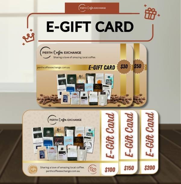 E-Gift Cards Coffee Subscription | Perth Coffee Exchange