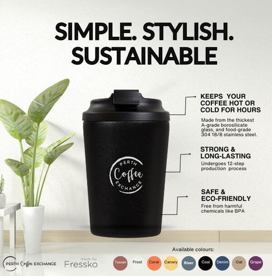 Fressko cup exclusive Perth Coffee Exchange Merch