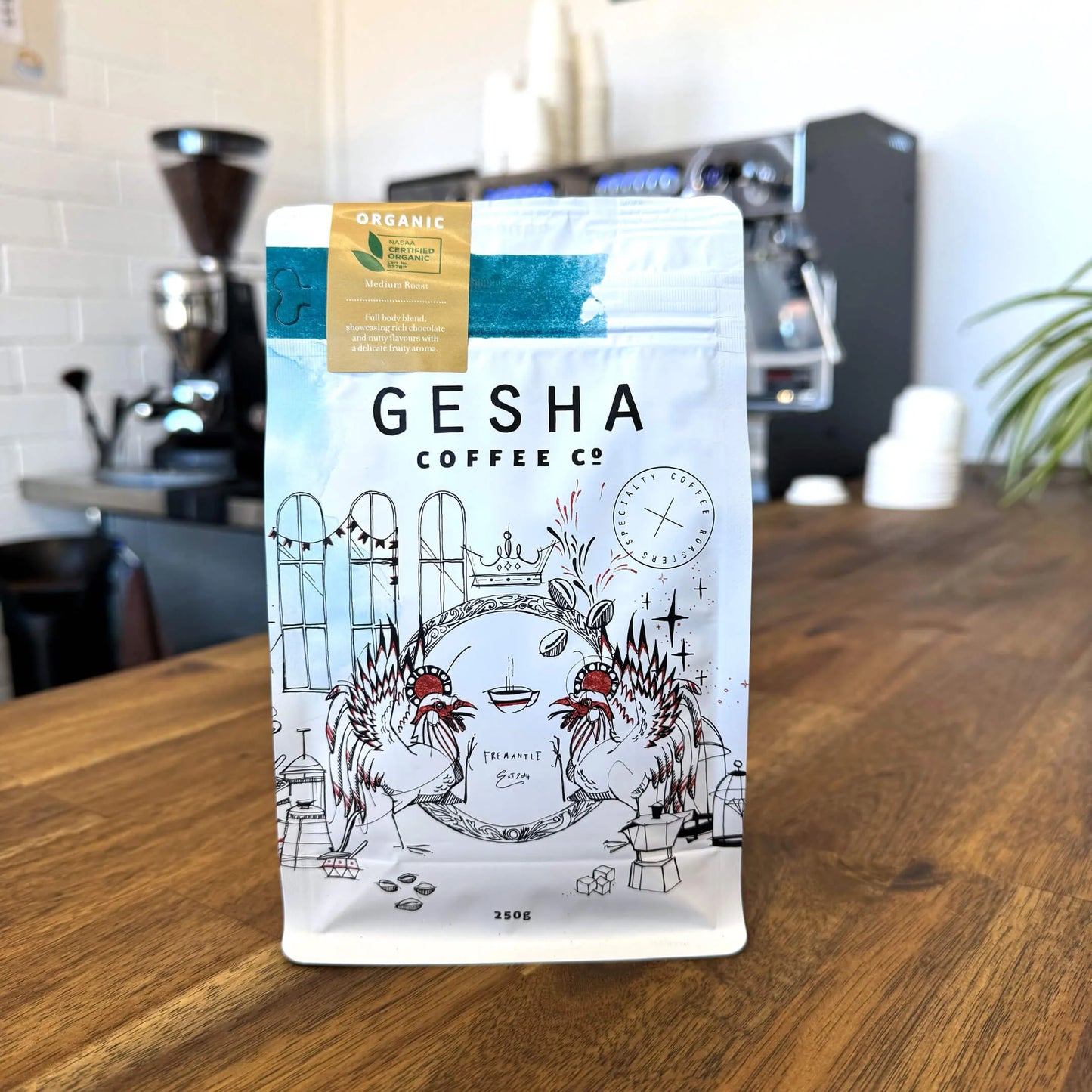 Gesha Coffee Co - Organic Blend | Perth Coffee Exchange