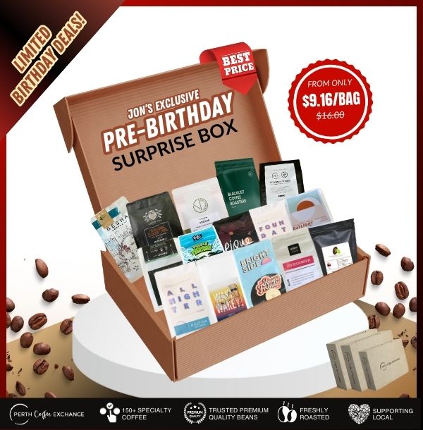 Jon's Pre-Birthday Surprise Box | PerthCoffeeExchange