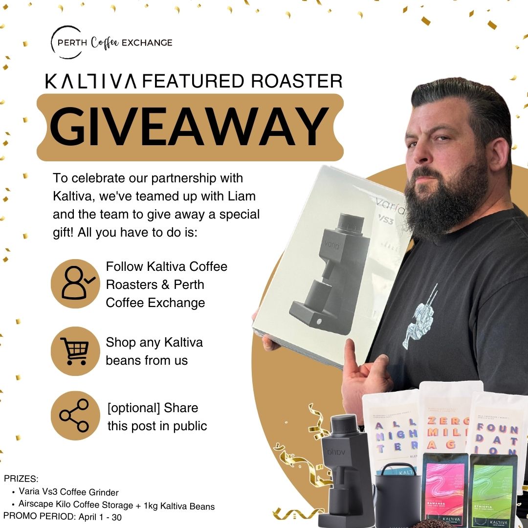 
                  
                    Kaltiva Coffee Roasters Giveaway | Perth Coffee Exchange
                  
                