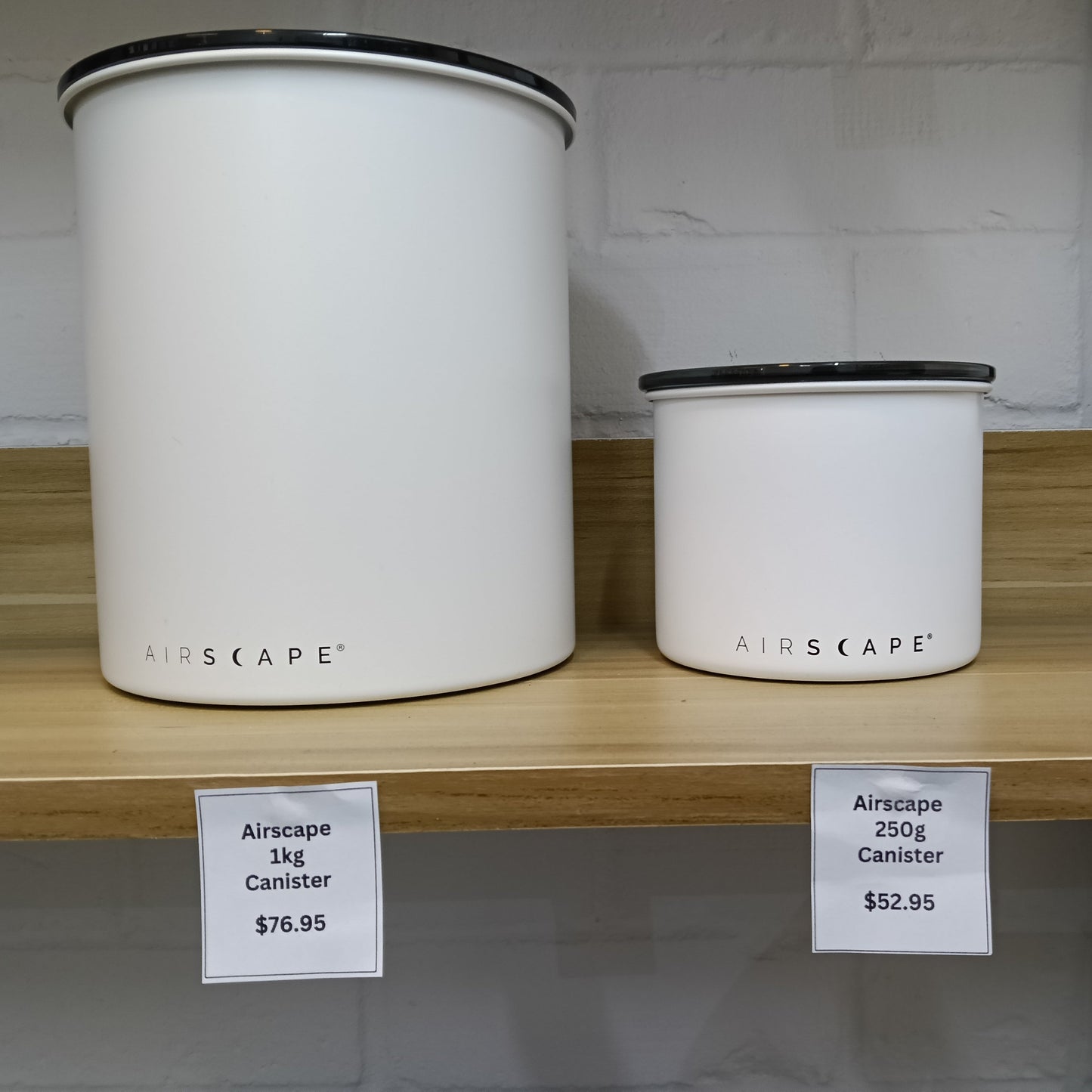 Large and Small Airscape Canister 