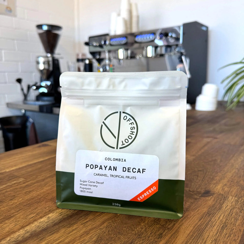 Offshoot Coffee Roasters - Popyan Decaf | Perth Coffee Exchange