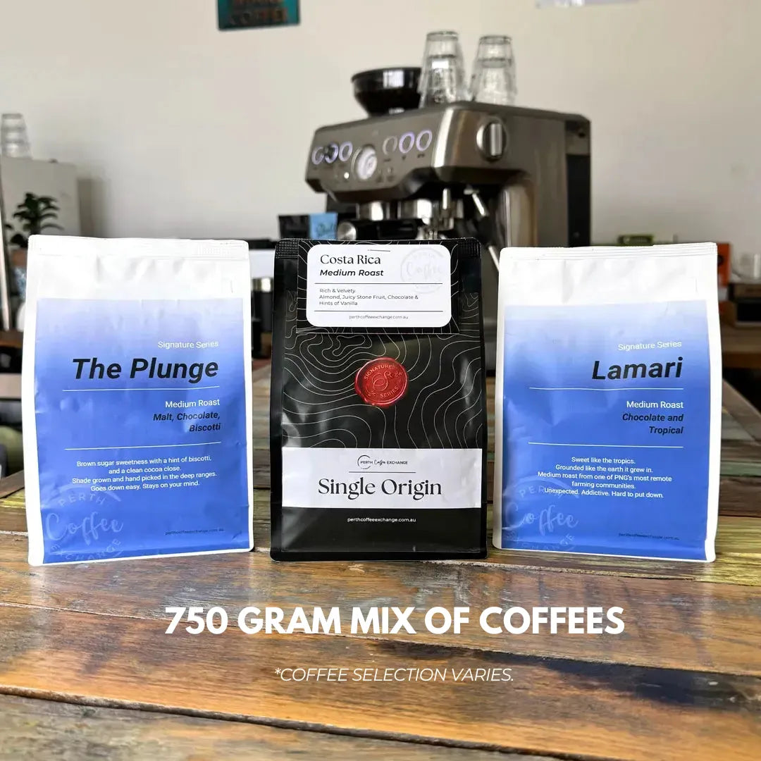 PCX 750 gm Mix of Coffees | Perth Coffee Exchange