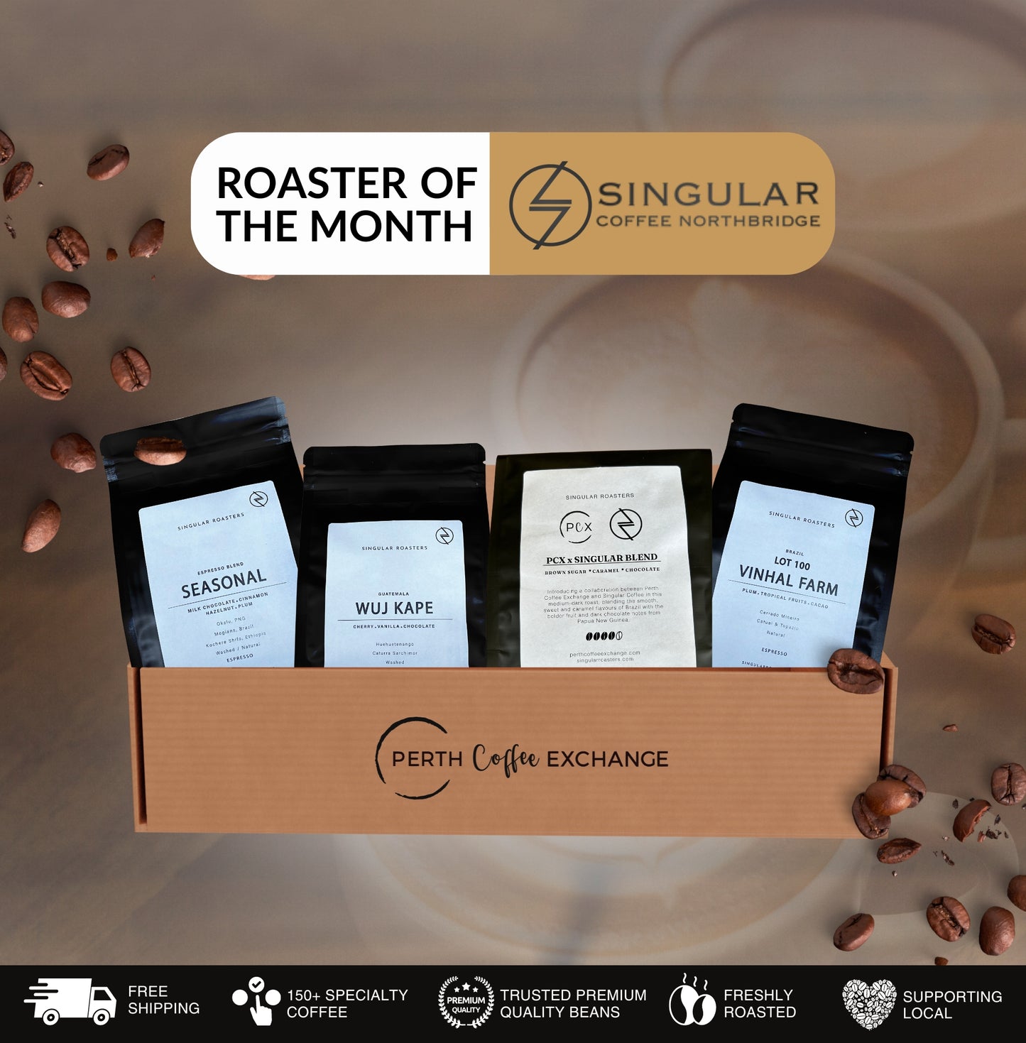 Singular Coffee Roasters - 4 Best Tasting Coffee Blends | Perth Coffee Exchange