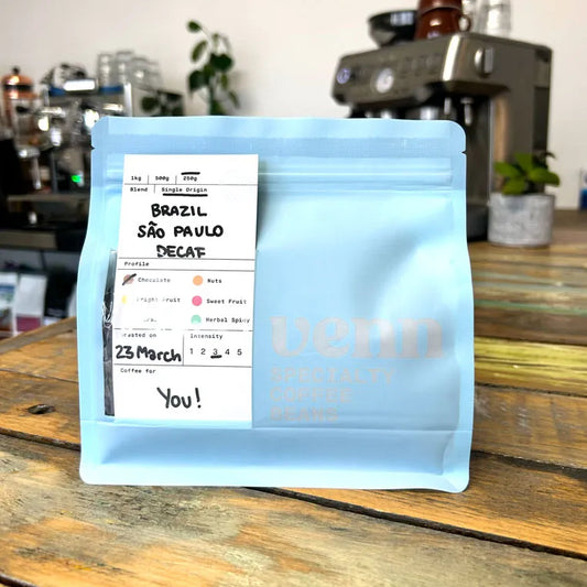 Venn Coffee — Brazil São Paulo Swiss Water Decaf | Perth Coffee Exchange