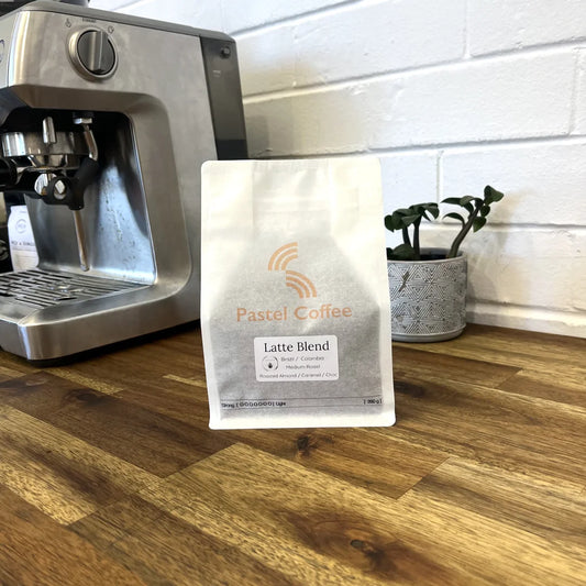 Pastel Coffee Latte Blend coffee blend | Perth Coffee Exchange