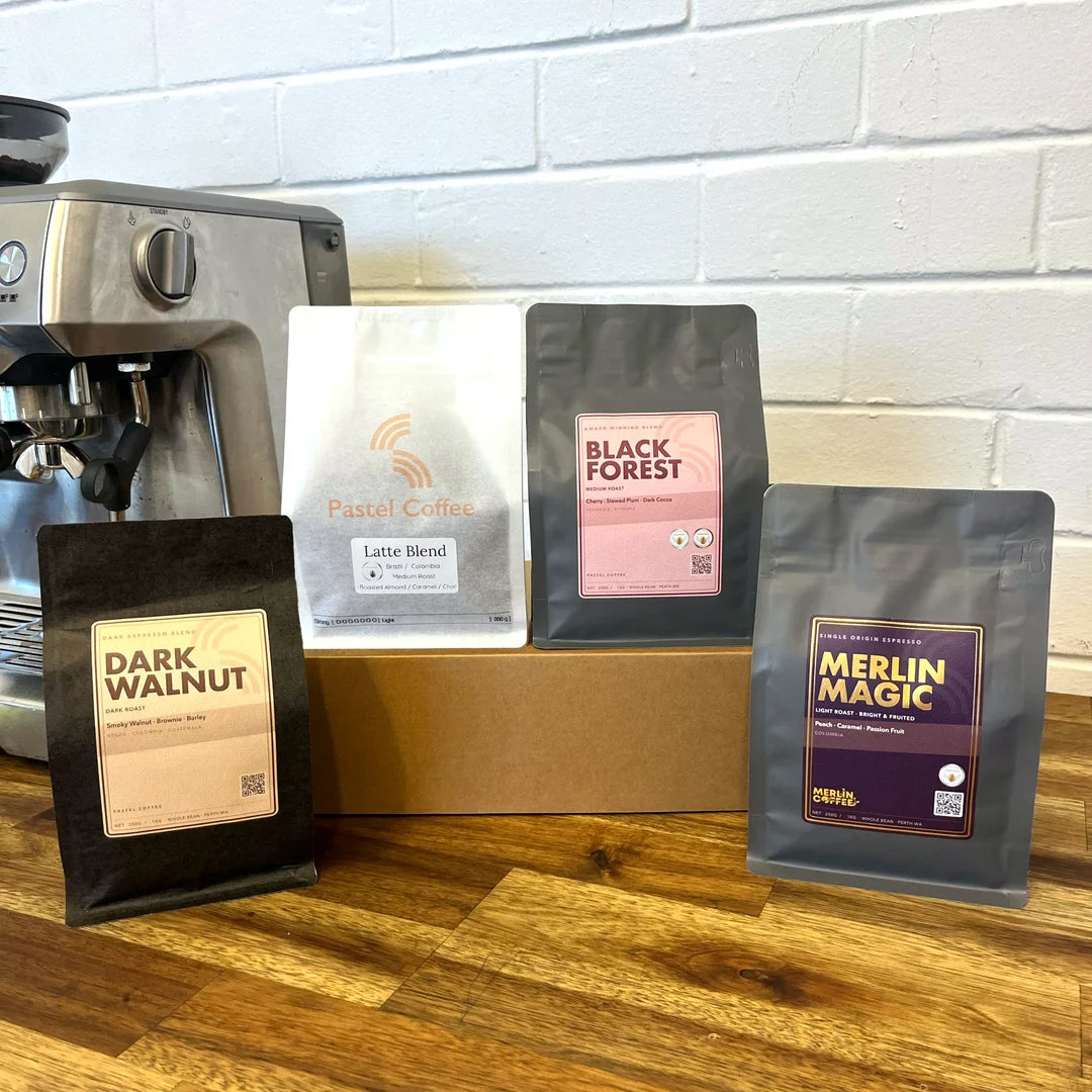 Pastel Coffee Limited Edition coffee tasting box | Perth Coffee Exchange