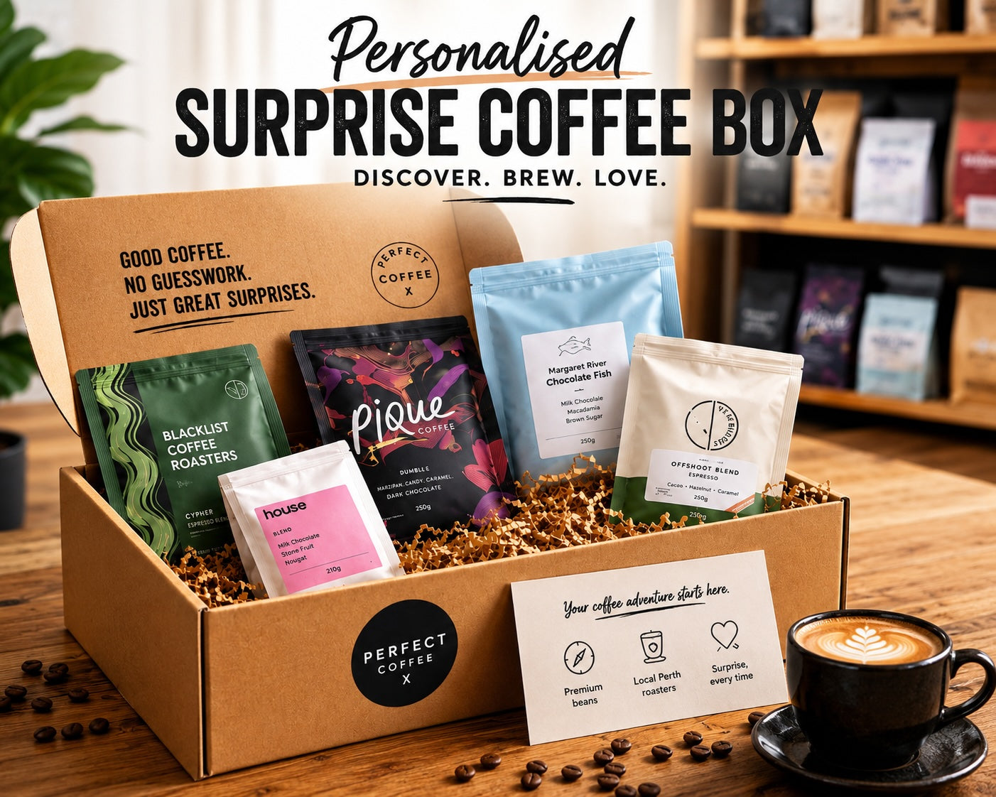 Personalised Surprise Tasting Box Perth Coffee Exchange
