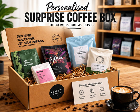 Personalised Surprise Tasting Box Perth Coffee Exchange