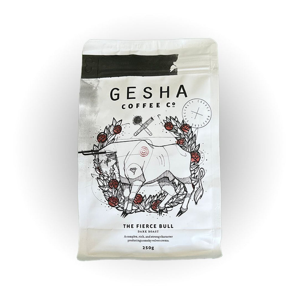 Gesha Coffee Roaster Fierce Bull Blend, Coffee in Perth