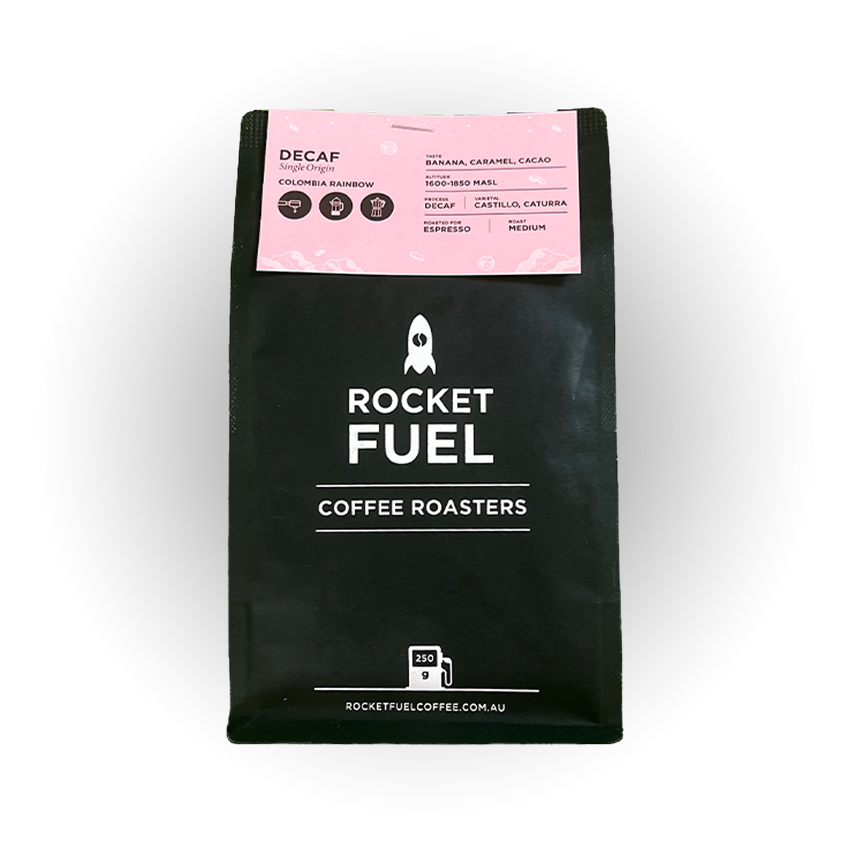 Rocketfuel Coffee Roasters - Decaf Single Origin Blend | Perth Coffee Exchange
